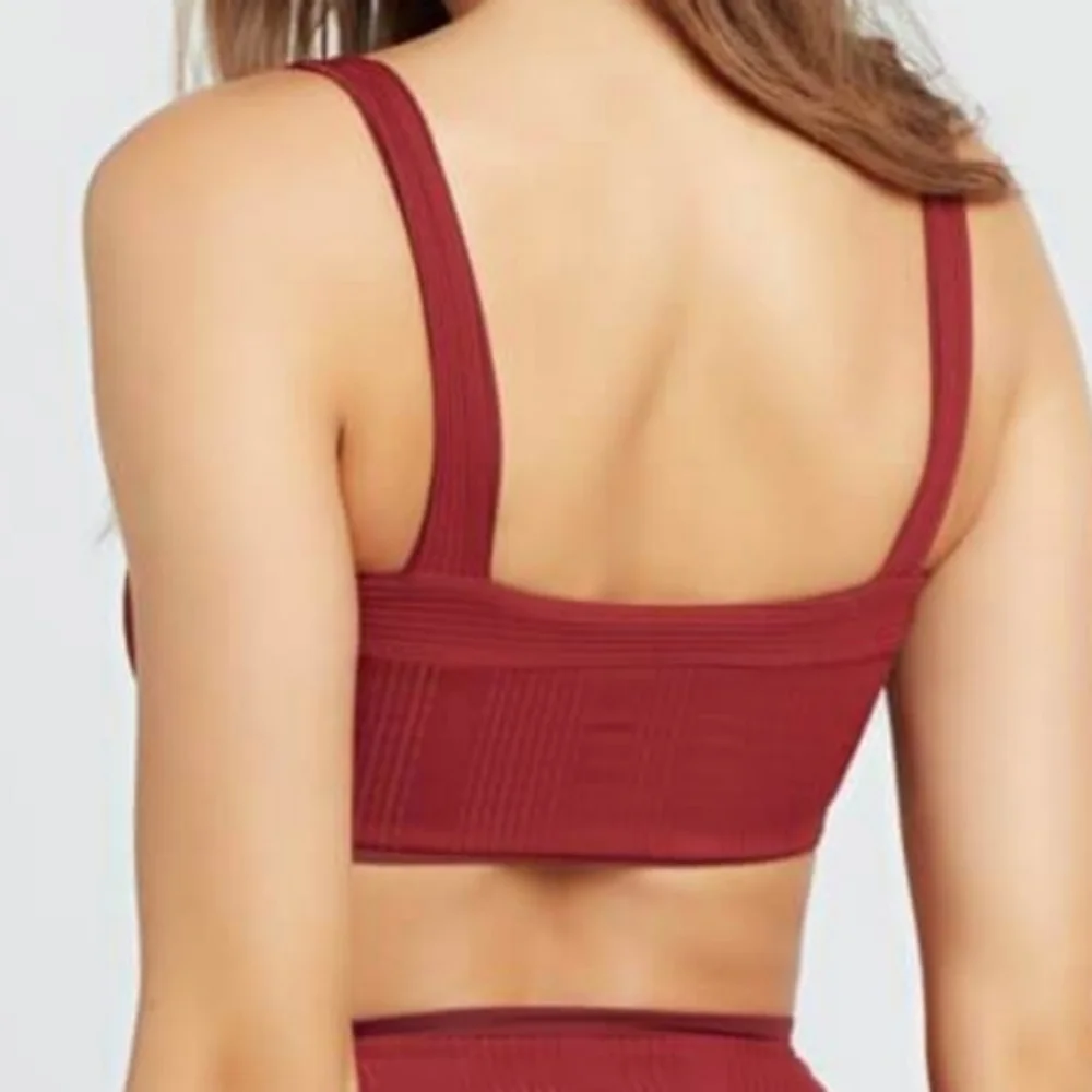 L*Space Lee Lee Pointelle Ribbed Rib Bikini Top